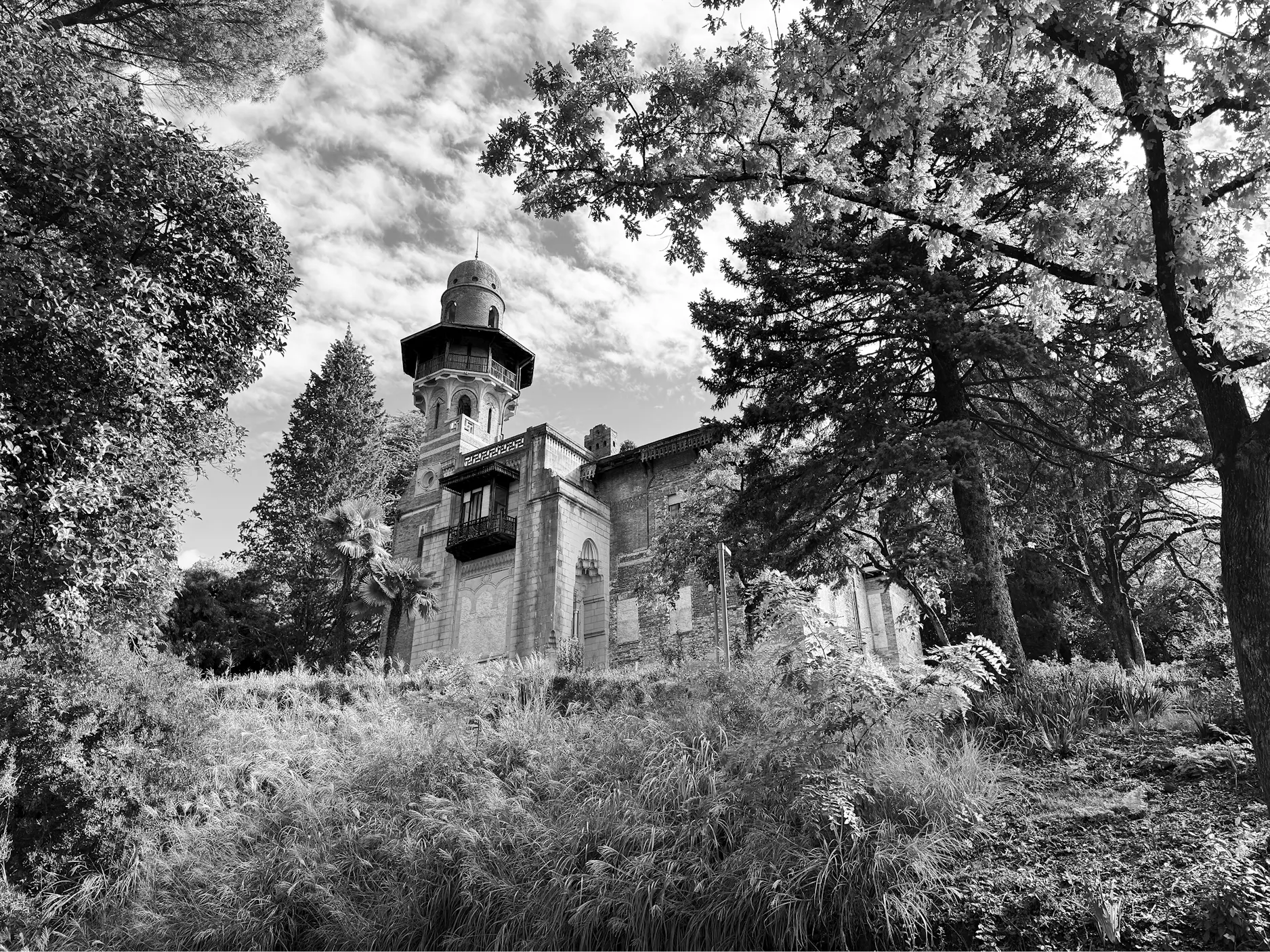 Črno-bela fotografija Vile Rafut
